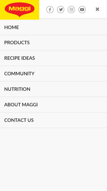Nestlé Professional Maggi Web Design Pitch