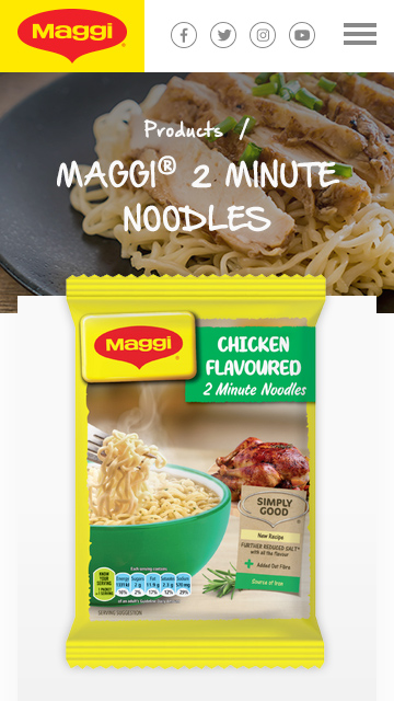 Nestlé Professional Maggi Web Design Pitch