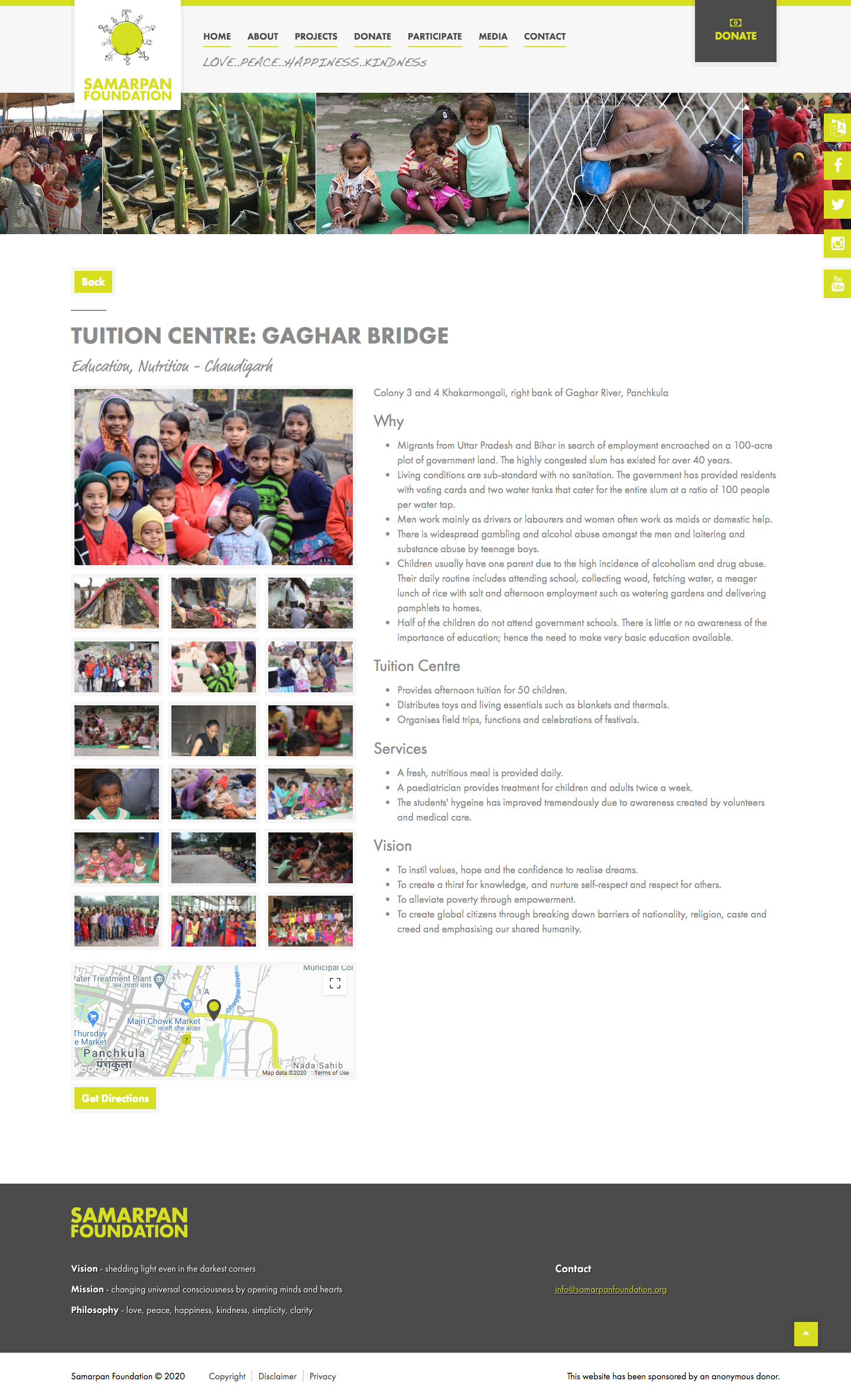 Samarpan Foundation Website