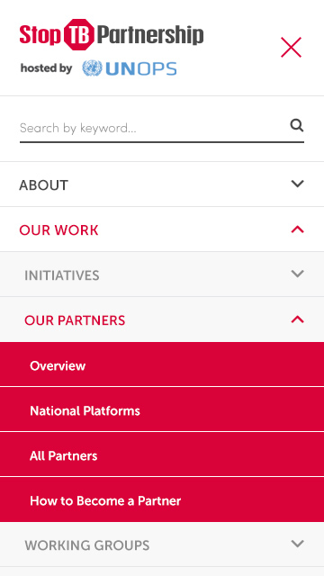 Stop TB Partnership Web Redesign